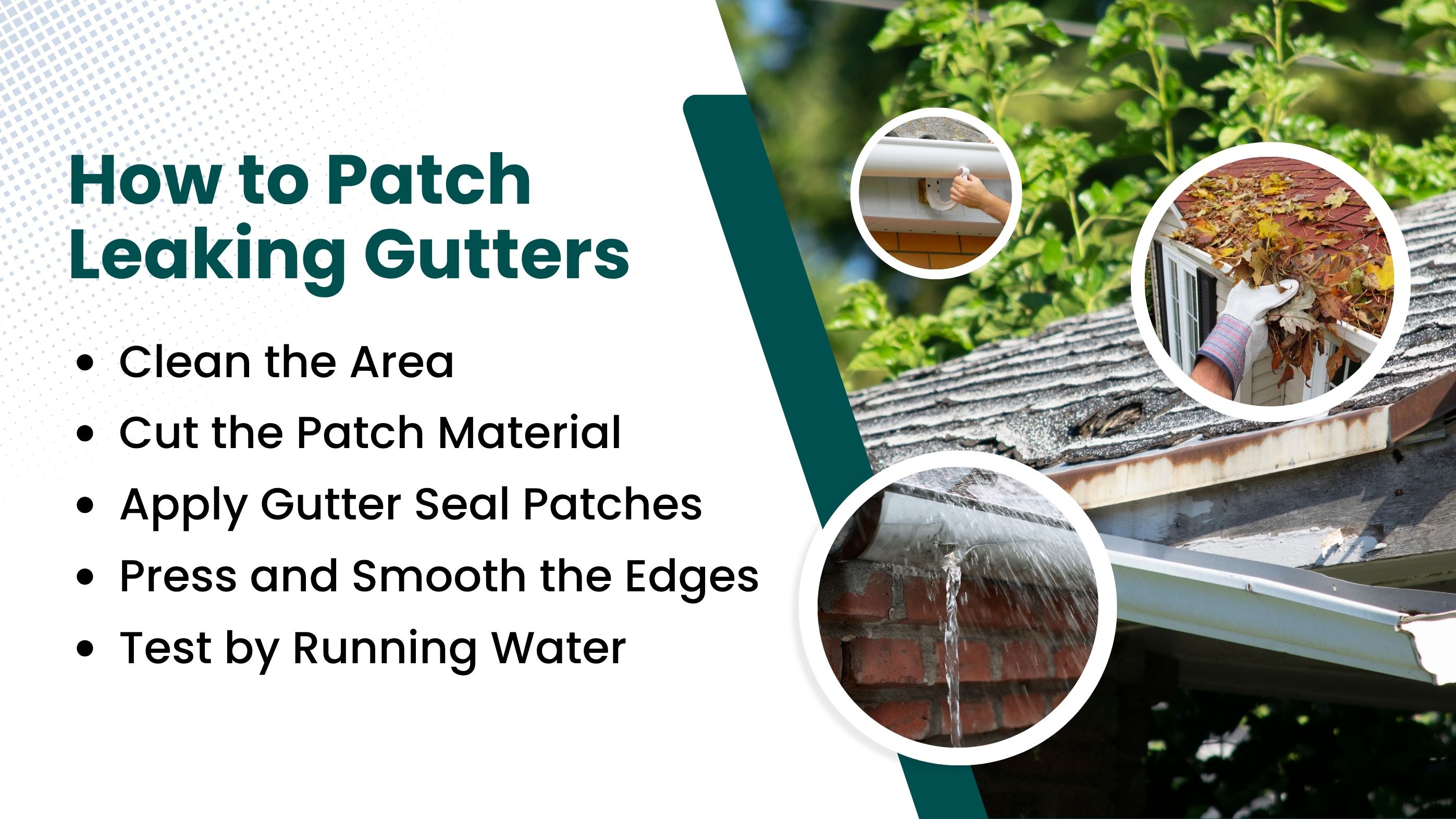 how to realign gutters