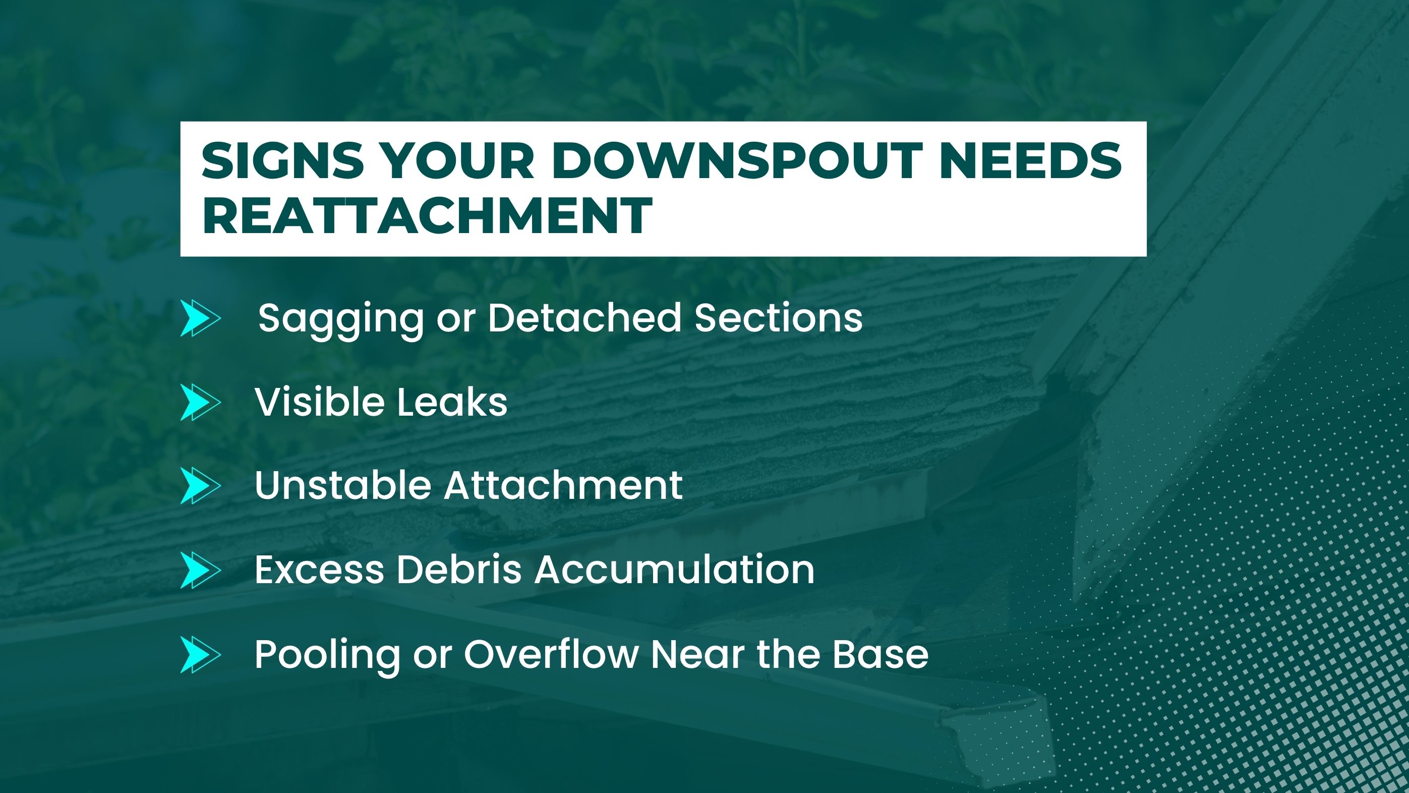 how to realign gutters