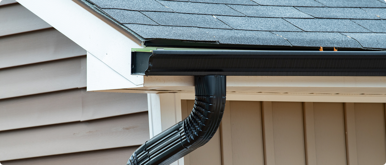 how to replace damaged gutter sections