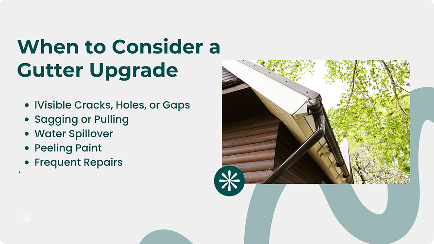 how to realign gutters