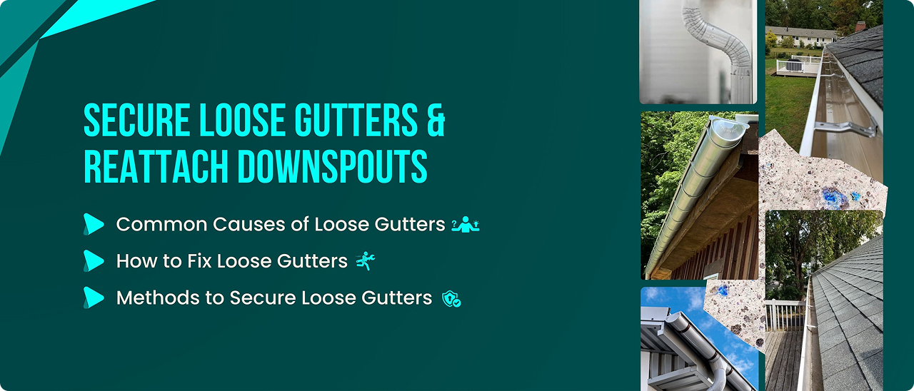 fixing loose gutters